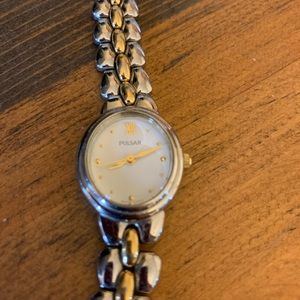 Ladies Pulsar Watch Two Tone Color...